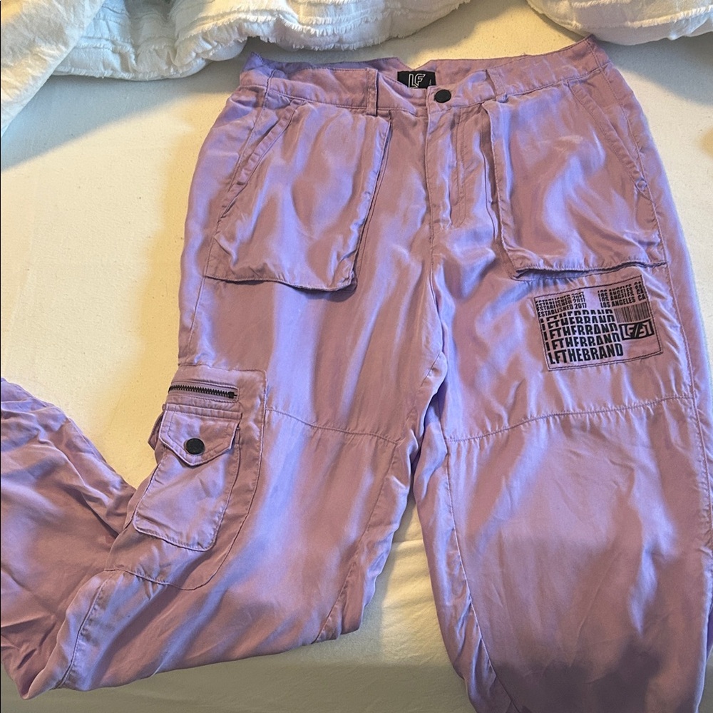 LF Lilac Cargo Joggers